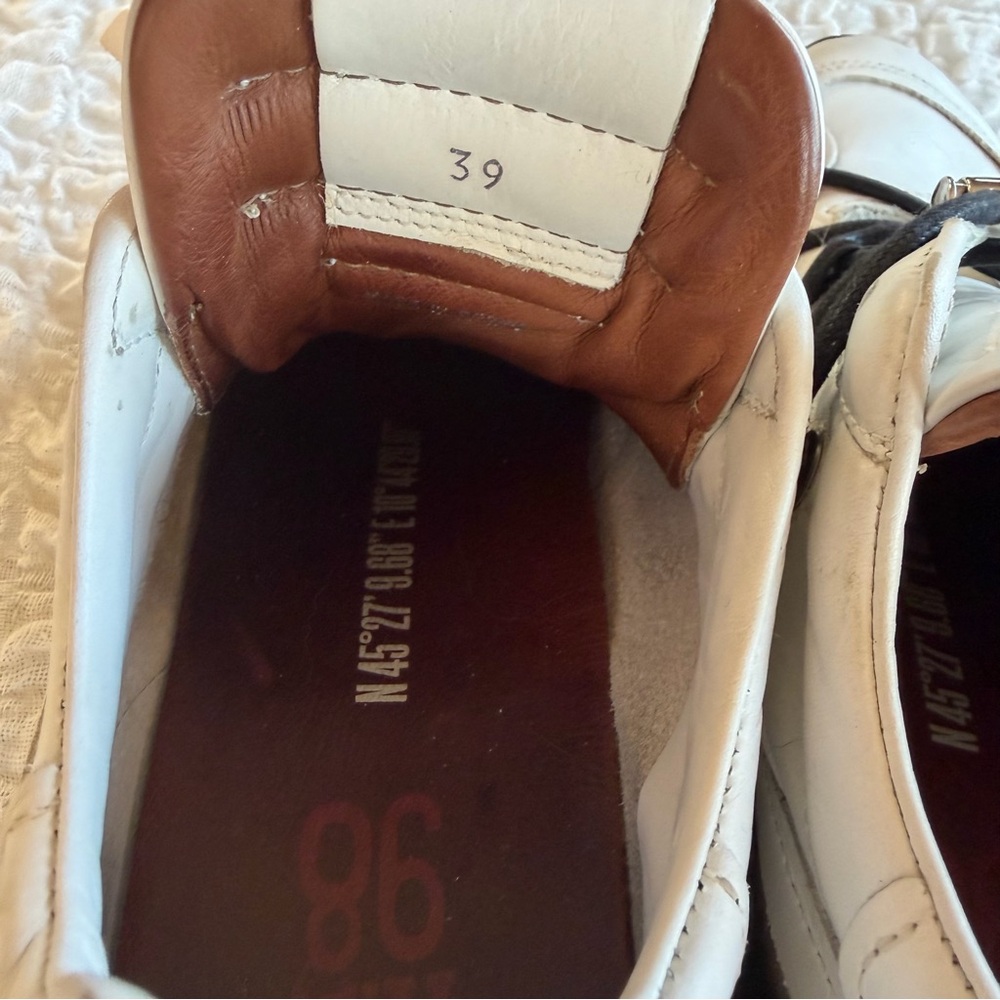 A.S.98 Denastar Leather Sneakers EU39/US8.5 - Picture 5 of 13